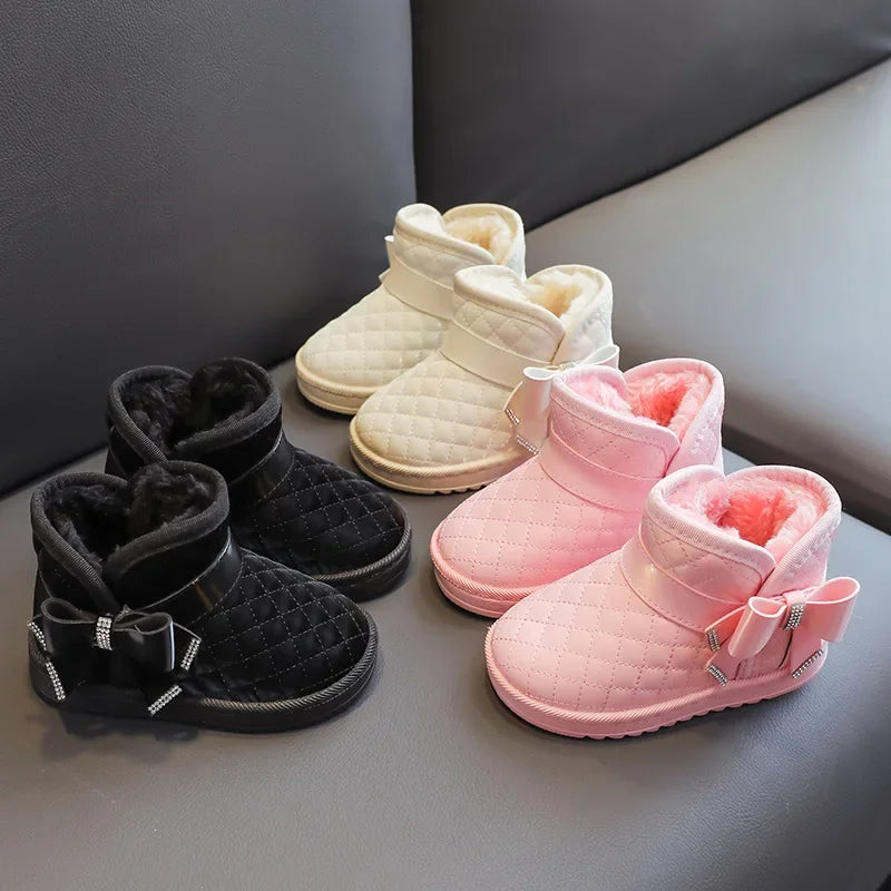 Kids' Waterproof Snow Boots | Warm, Non-Slip, Easy-On Design