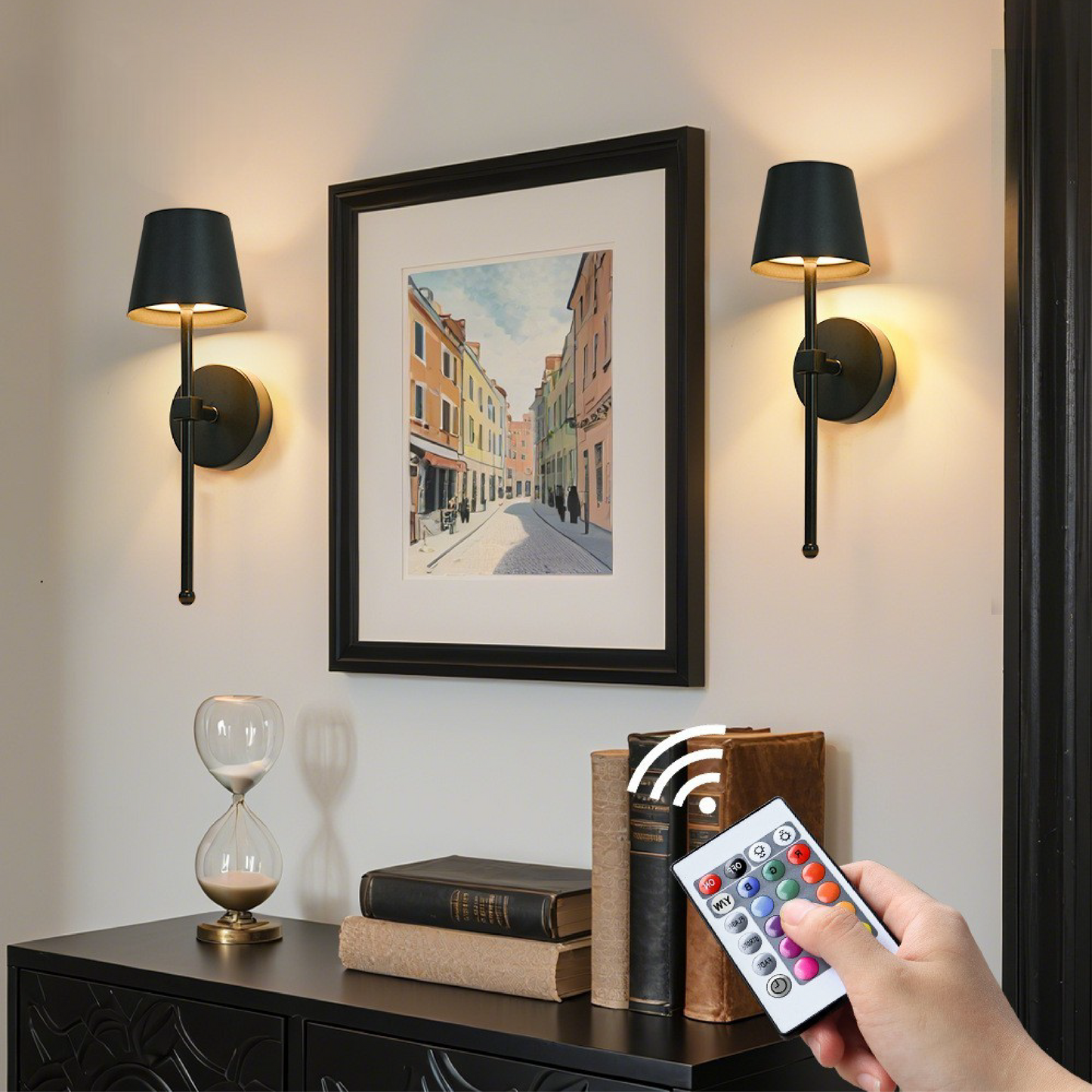 Rechargeable Wireless Wall Lamp | Sleek Design with Soft LED Light