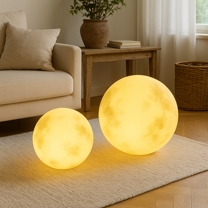 Solar Garden Moon Lamp | Elegant Outdoor Lighting Solution