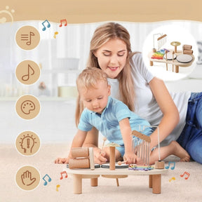 Toddler Music Table Toy | Interactive Xylophone and Cymbals