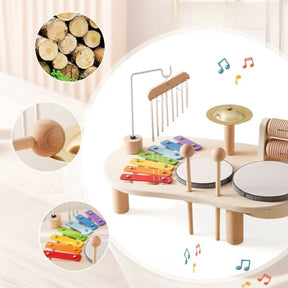 Toddler Music Table Toy | Interactive Xylophone and Cymbals