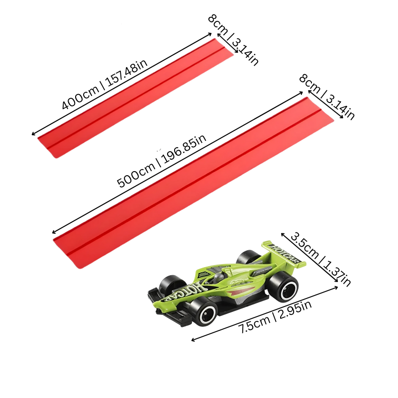 Flexible Racing Track Set | Transform Any Space Into A Racetrack