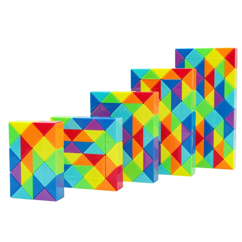 Colorful Snake Cube Puzzle | Non-Toxic, Creative Fun