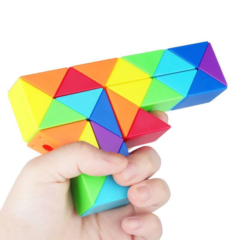 Colorful Snake Cube Puzzle | Non-Toxic, Creative Fun