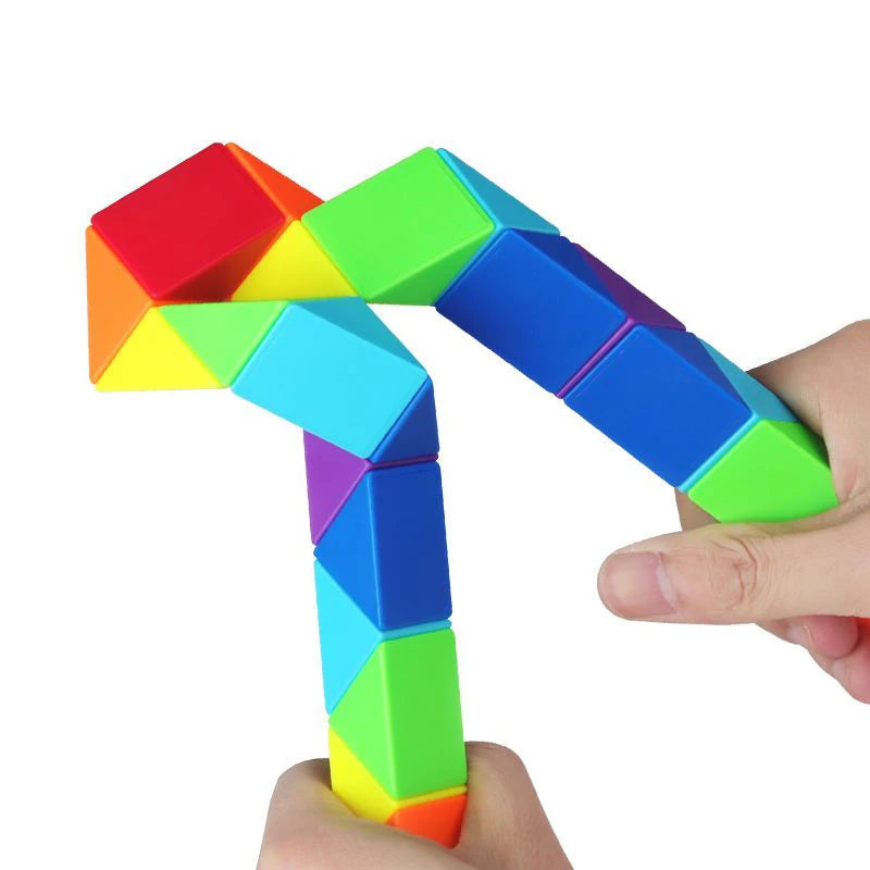 Colorful Snake Cube Puzzle | Non-Toxic, Creative Fun