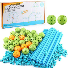 Tent Building Kit for Kids | Creative and Eco-Friendly Fun