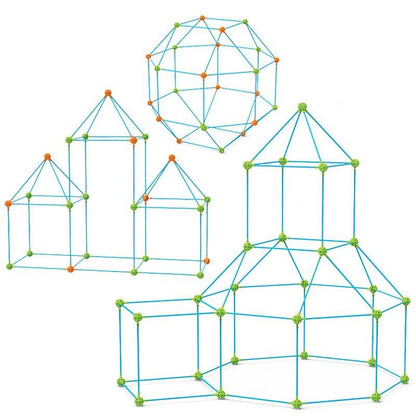 Tent Building Kit for Kids | Creative and Eco-Friendly Fun