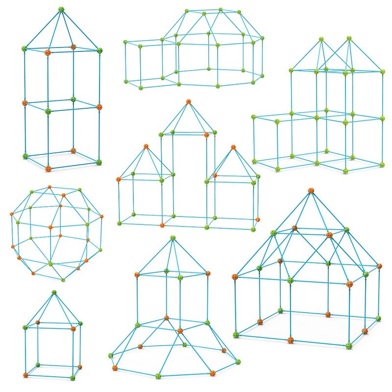 Tent Building Kit for Kids | Creative and Eco-Friendly Fun