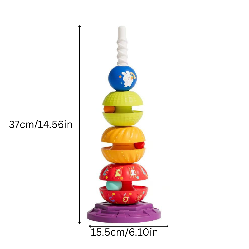 Colorful Stacking Toy | Develops Motor Skills and Coordination