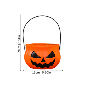 Halloween Squeaky Toy Set | Fun Pumpkin Container with 30 Pieces