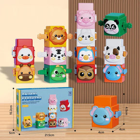 Animal Stacking Blocks Set | Safe and Fun Learning Toy