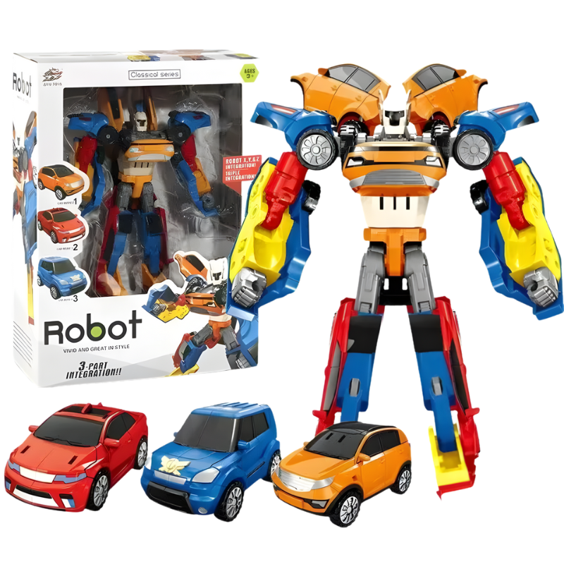 Transformable Robot Car Toy | 3-in-1 Action-Packed Adventure