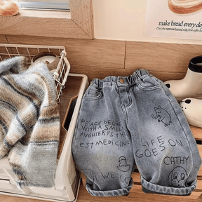 Kids Printed Denim Jeans | Fun Prints with Comfortable Fit