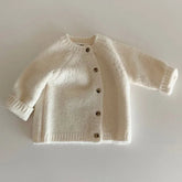 Knitted Kids Vest | Warm Cotton Cardigan for Toddlers