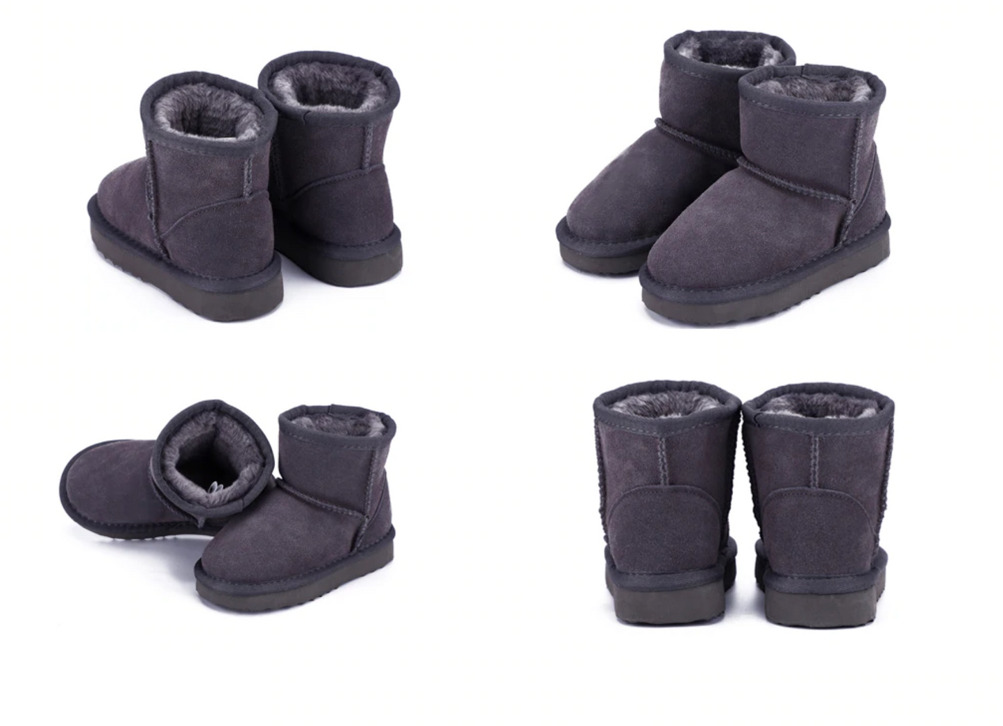Kids Winter Fleece Boots | Warm, Non-Slip, Easy to Wear