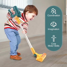 Kids Electric Toy Vacuum Cleaner | Interactive Play with Realistic Sounds