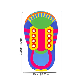 Shoe Tying Learning Toy | Colorful Interactive Fine Motor Skills