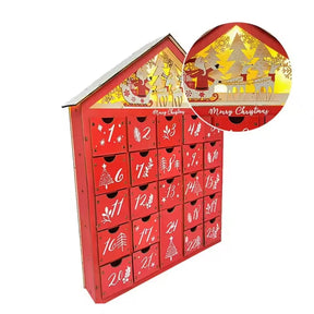 Wooden Advent Calendar | Charming Holiday Countdown Decor
