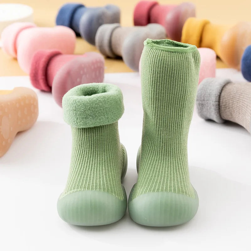 Toddler Sock Shoes | Non-Slip, Warm, Easy On