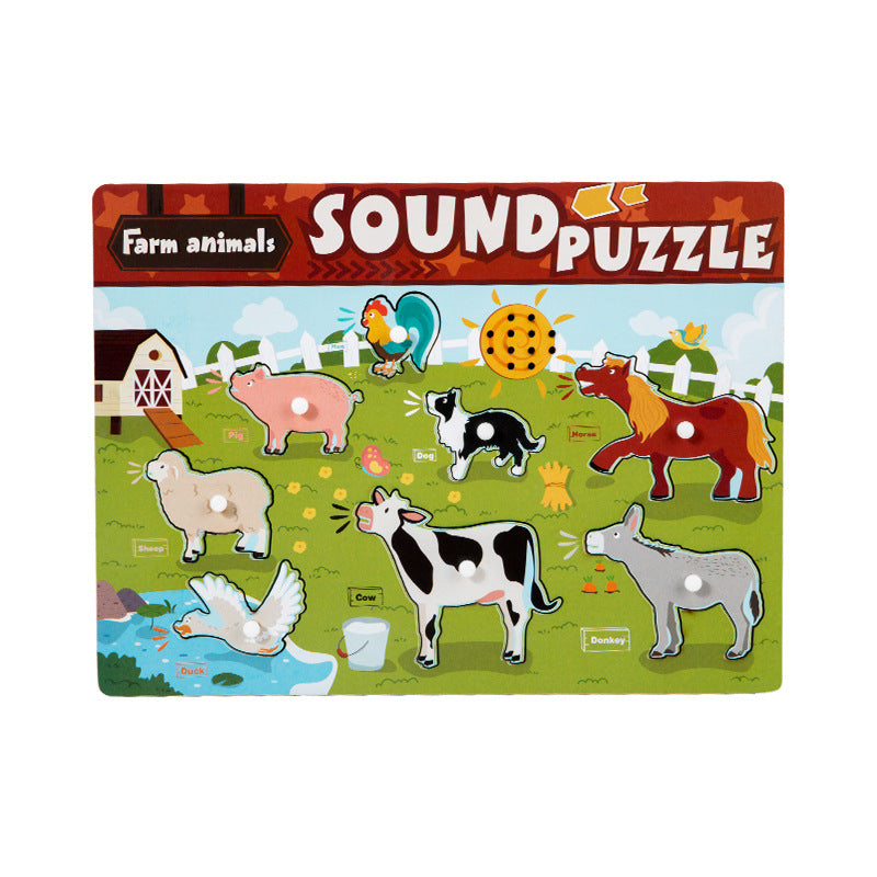 Educational Sound and Shape Game | Interactive Montessori Sensory Tool