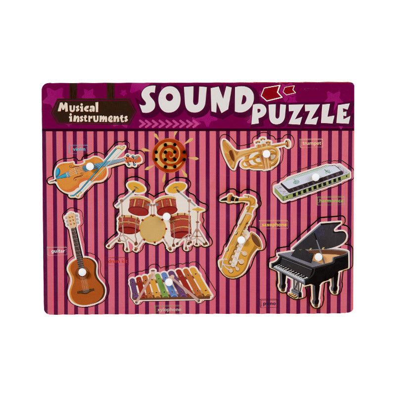 Educational Sound and Shape Game | Interactive Montessori Sensory Tool