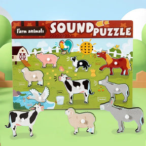Educational Sound and Shape Game | Interactive Montessori Sensory Tool