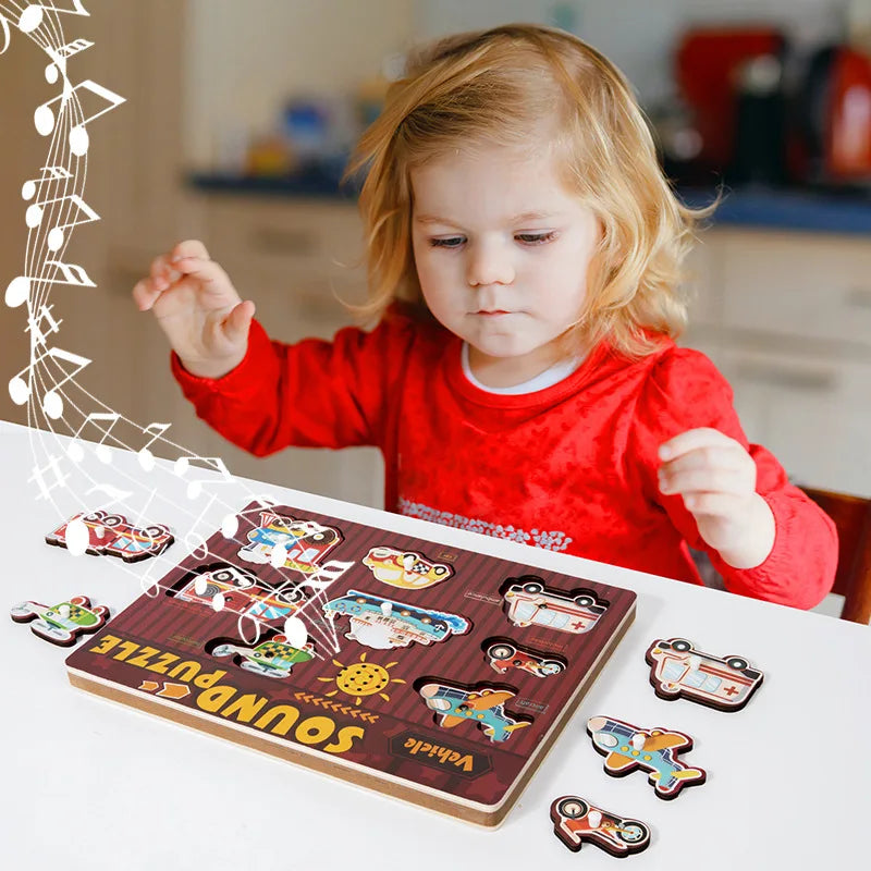 Educational Sound and Shape Game | Interactive Montessori Sensory Tool
