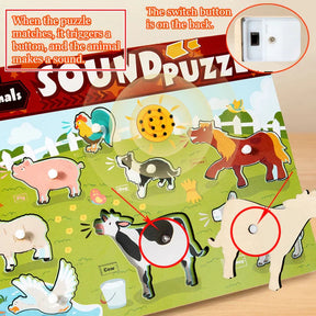 Educational Sound and Shape Game | Interactive Montessori Sensory Tool