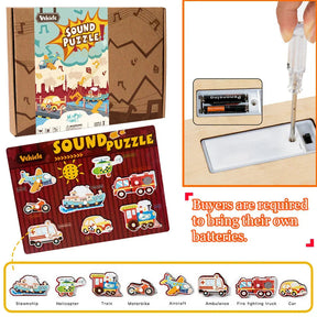 Educational Sound and Shape Game | Interactive Montessori Sensory Tool