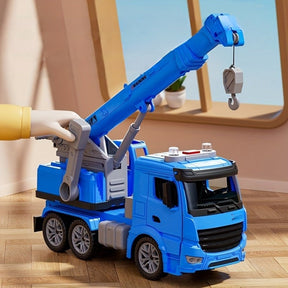 Crane Truck Toy for Kids | Realistic Lights, Sounds, and Movable Parts