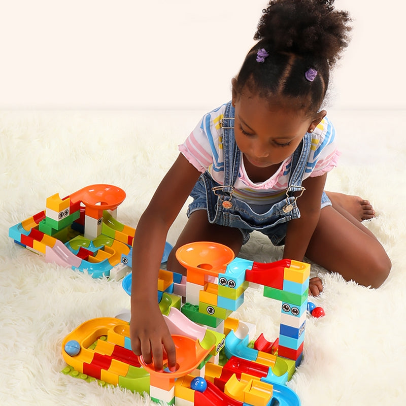 Marble Run Building Set | Creative Track with Slides and Funnels