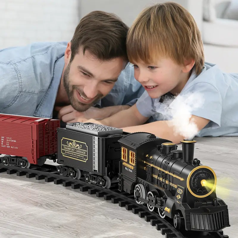 Electric Train Set | Realistic Sounds and Easy Assembly