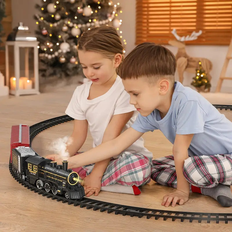 Electric Train Set | Realistic Sounds and Easy Assembly