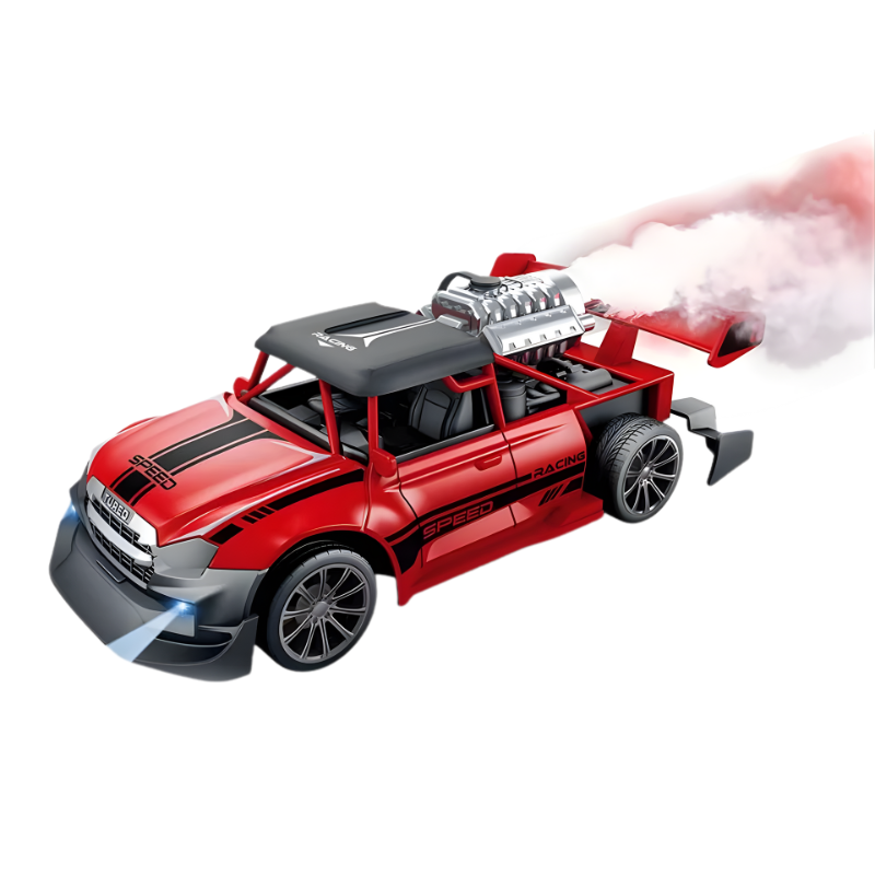 High-Speed RC Police Car | Rechargeable with Real Smoke Effect