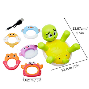 Rotating Spray Turtle Toy | Engaging Bath Time Water Play