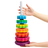 Spinning Stacking Tower Toy | Encourages Movement and Balance