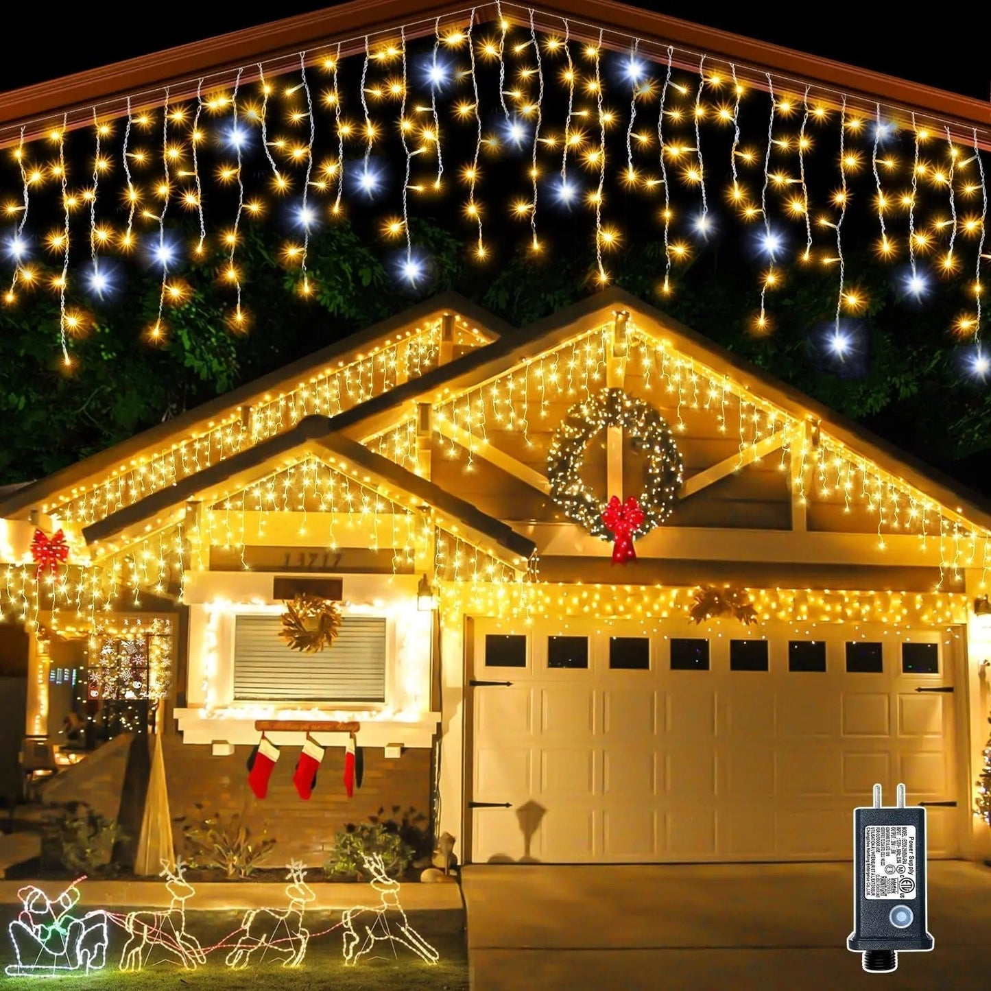 LED Outdoor Fairy String Lights | Warm White Ambiance for Celebrations