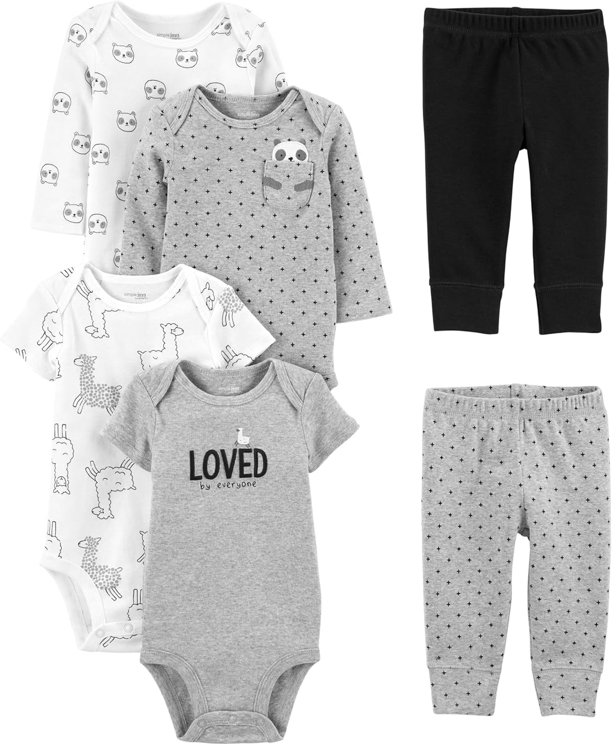 Baby Clothing Set | Soft 6-Piece Outfit for Comfort