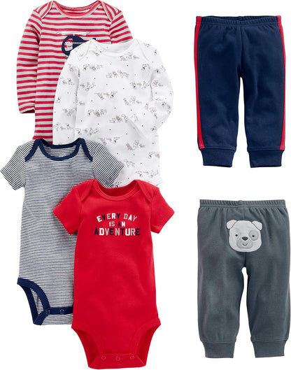 Baby Clothing Set | Soft 6-Piece Outfit for Comfort