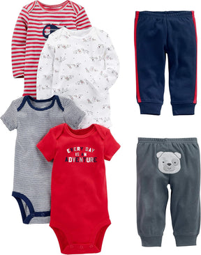 Baby Clothing Set | Soft 6-Piece Outfit for Comfort
