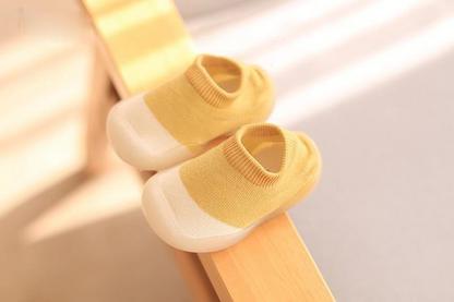 Baby First Steps Shoes | Flexible Sole, Breathable Cotton