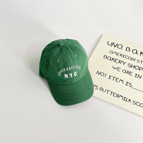Kids Adjustable Baseball Cap | Trendy NYC Design for Sun Protection