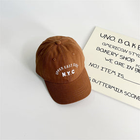 Kids Adjustable Baseball Cap | Trendy NYC Design for Sun Protection