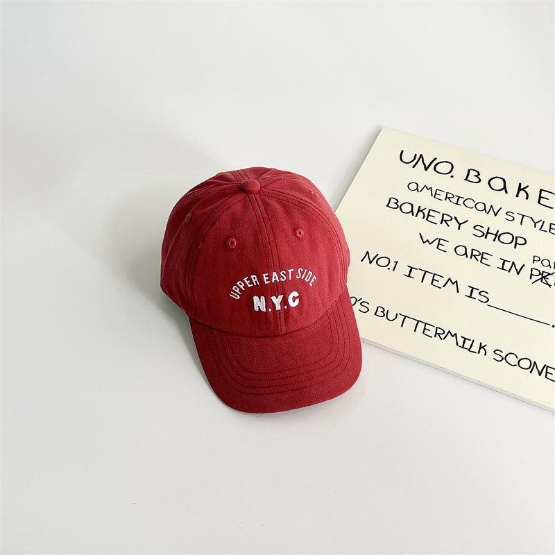 Kids Adjustable Baseball Cap | Trendy NYC Design for Sun Protection