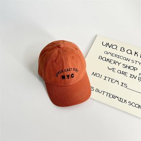 Kids Adjustable Baseball Cap | Trendy NYC Design for Sun Protection