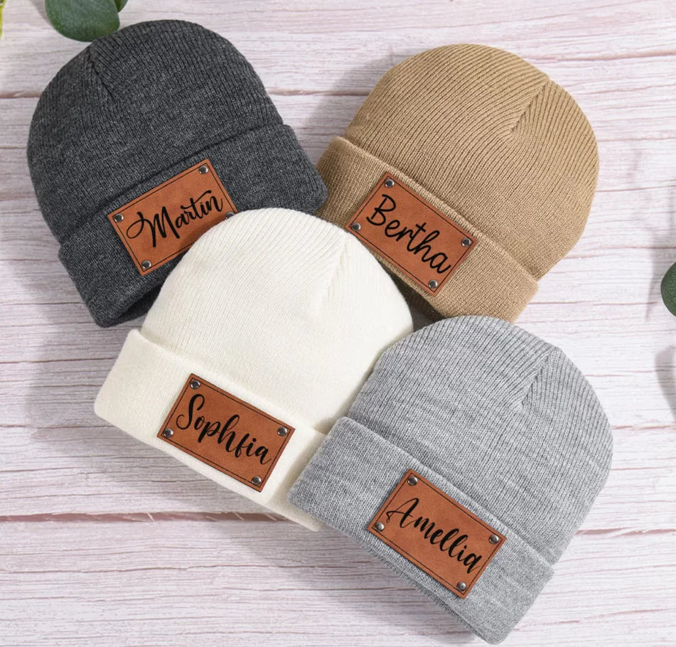 Personalized Unisex Beanie Hat | Custom Font for Unique Style
