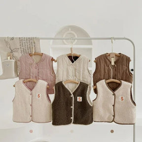Reversible Kids Body Warmer | Lightweight Cotton for Ages 0-6