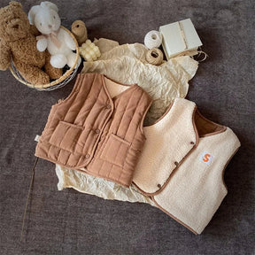 Reversible Kids Body Warmer | Lightweight Cotton for Ages 0-6