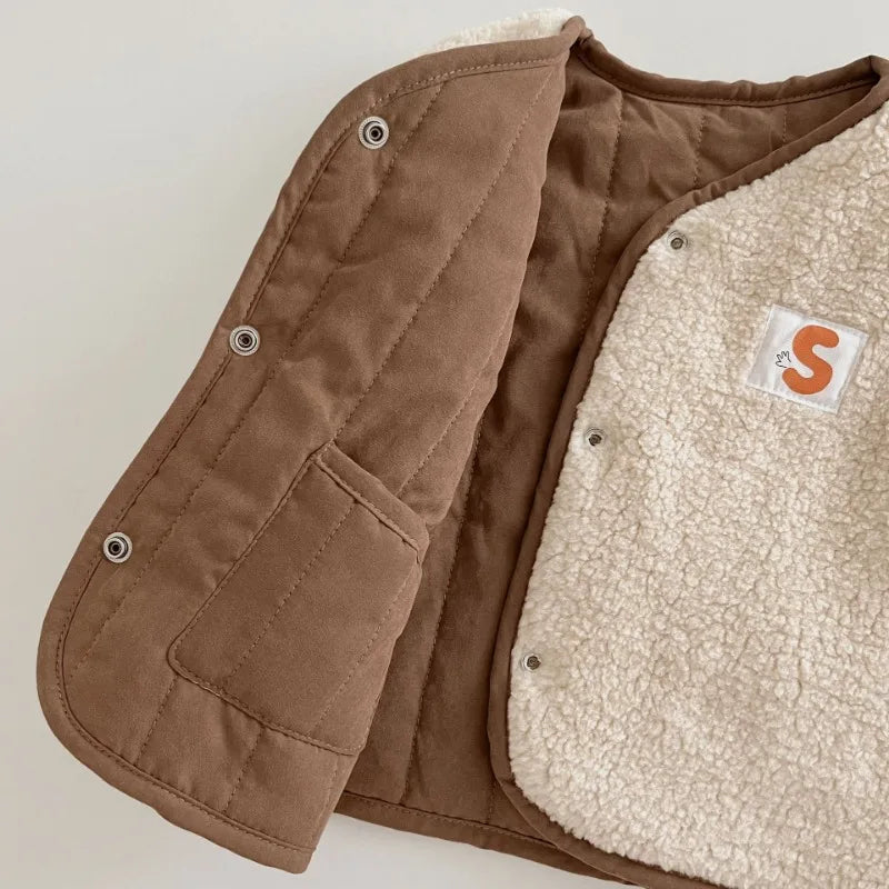 Reversible Kids Body Warmer | Lightweight Cotton for Ages 0-6