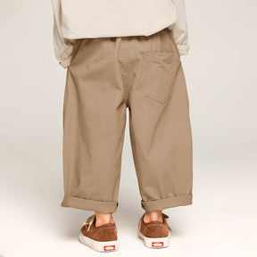Unisex Kids Cotton Pants | Relaxed Fit for Comfort